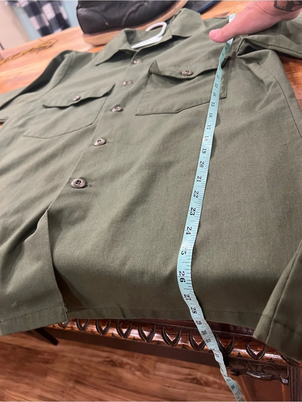 Men's Olive Drab/Green Military Battle Dress Uniform Top